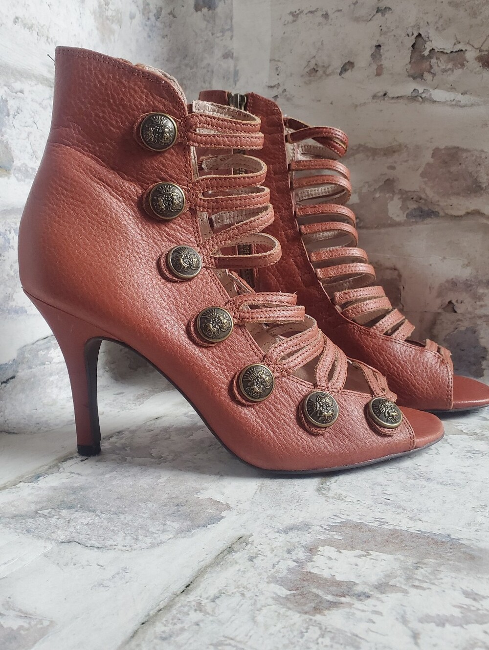 STEVEN by Steve Madden Women's Leather Maiya Ankle Boot Size 7M